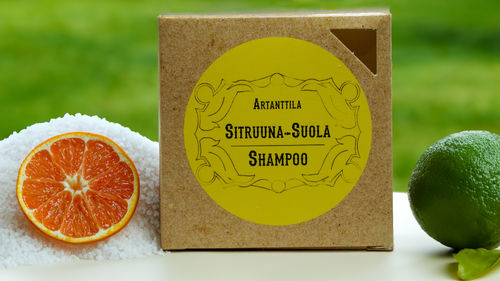 Sitruuna-Suola palashampoo